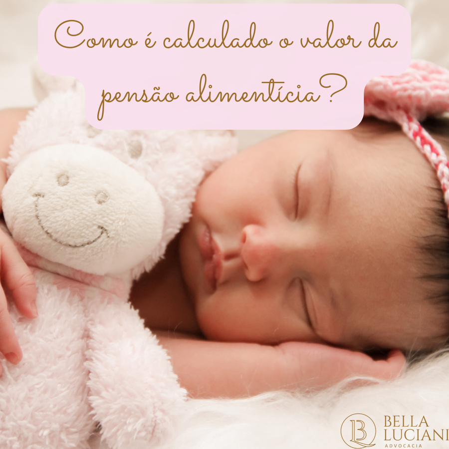 Como é calculado o valor da pensão alimentícia?